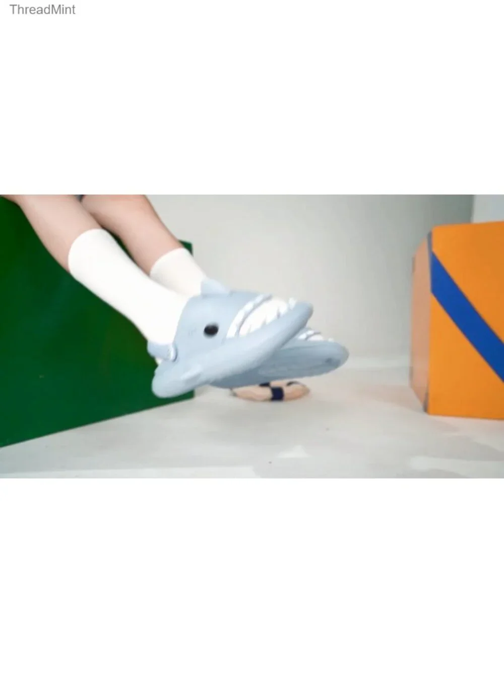 Boys Girls Shark Cloud Slides Non-Slip EVA Cushioned Open Toe Sandals